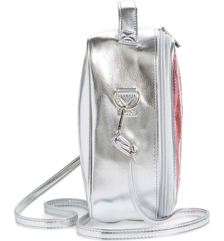 Bari Lynn Rainbow Glitter Lunch Box