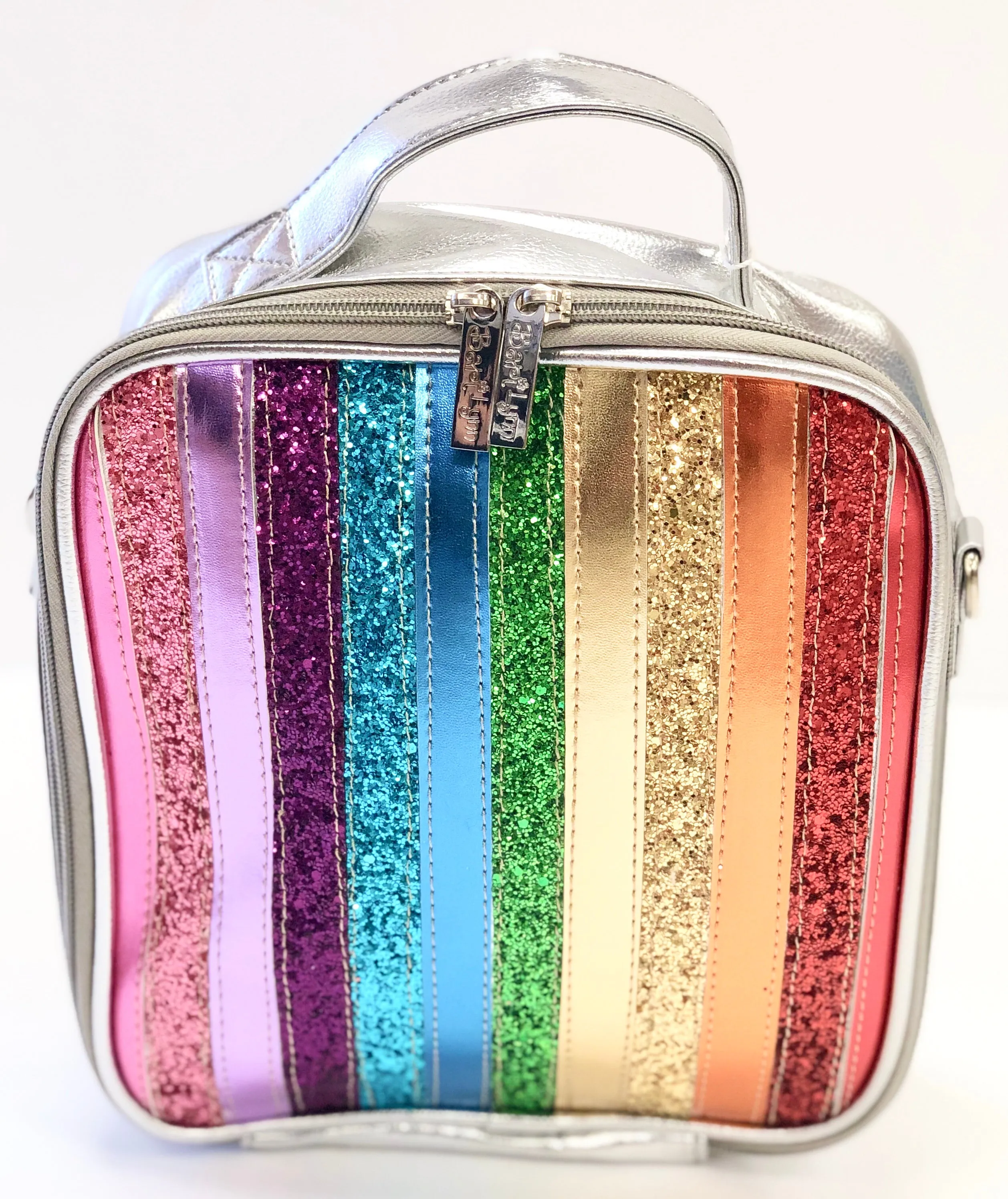 Bari Lynn Rainbow Glitter Lunch Box