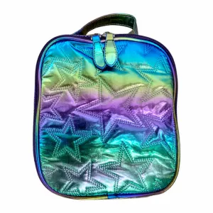 Bari Lynn Rainbow Puffy Star Lunch Box