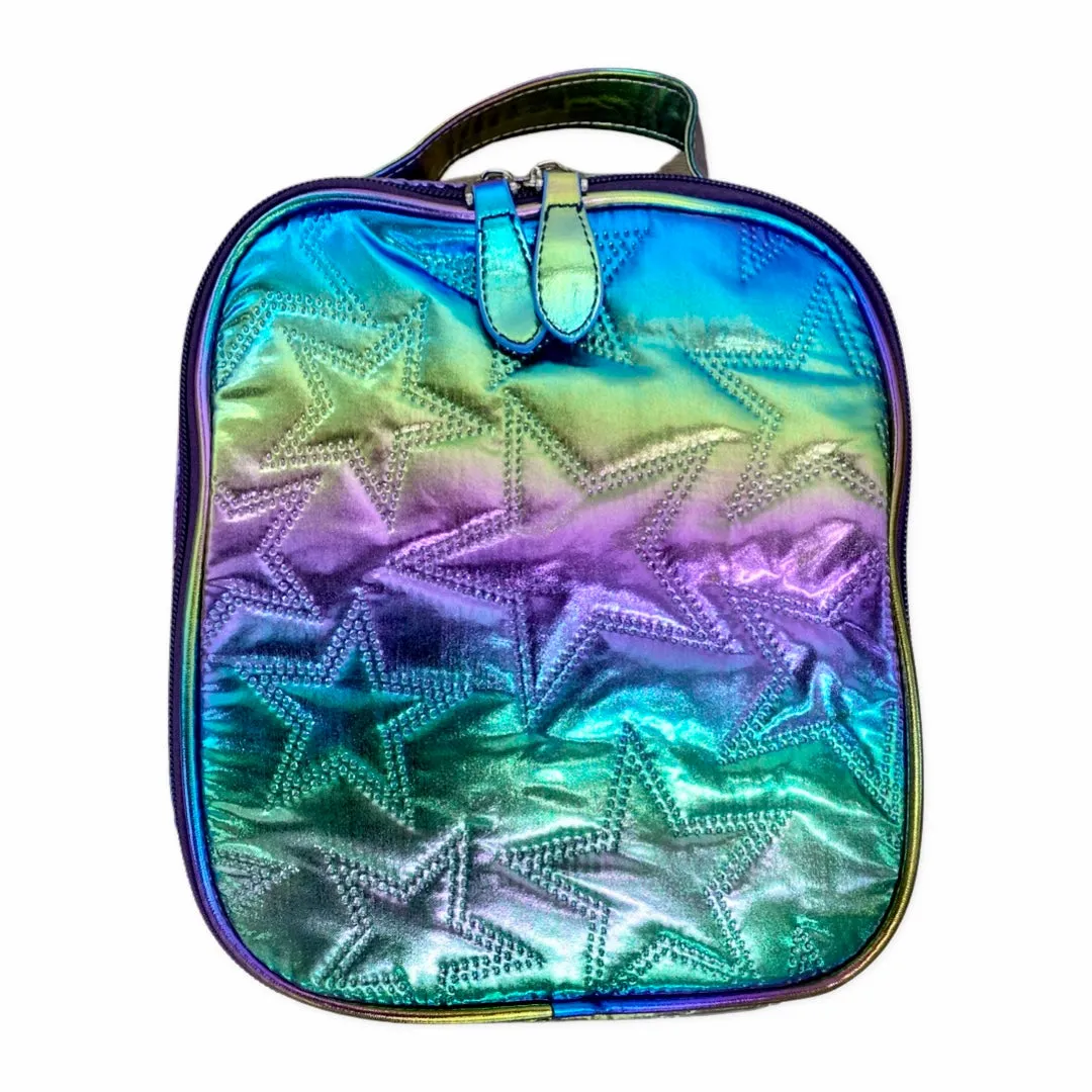 Bari Lynn Rainbow Puffy Star Lunch Box