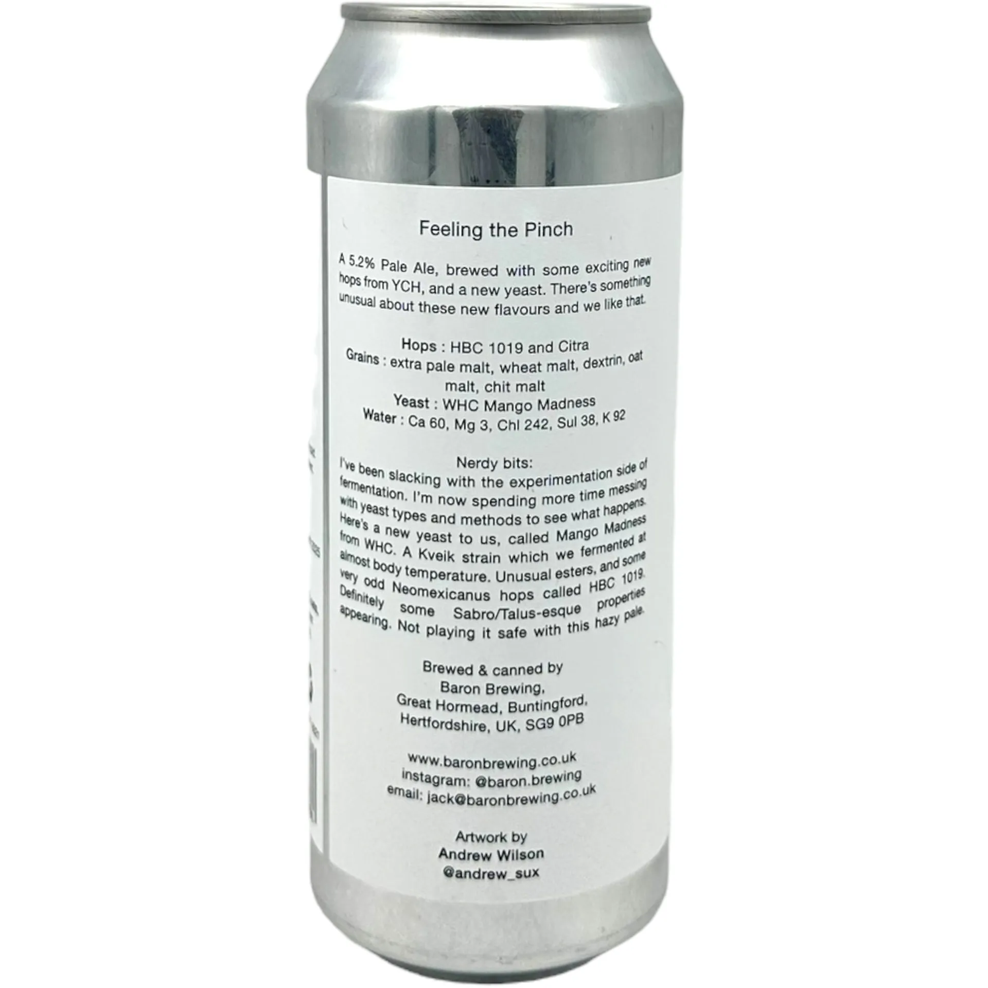 Baron Brewing Feeling The Pinch