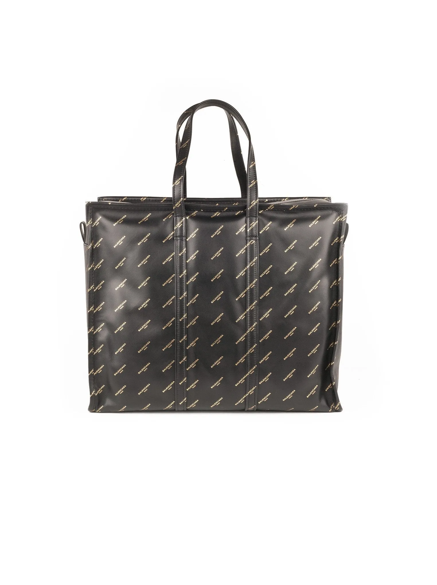 Bazar All Over Medium Shopping Bag - Black