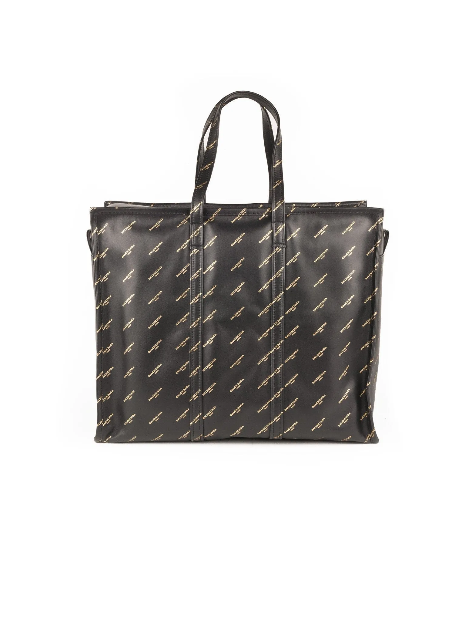 Bazar All Over Medium Shopping Bag - Black