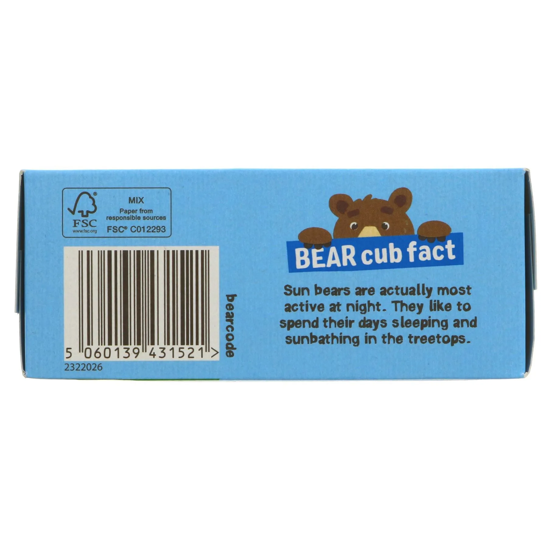 Bear | Paws- Raspberry & Blueberry | 5 x 20g