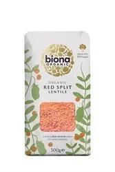 Biona | Organic Red Split Lentils 500g | 500g