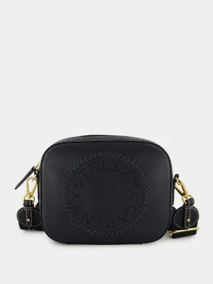 Black Logo Mini Camera Bag