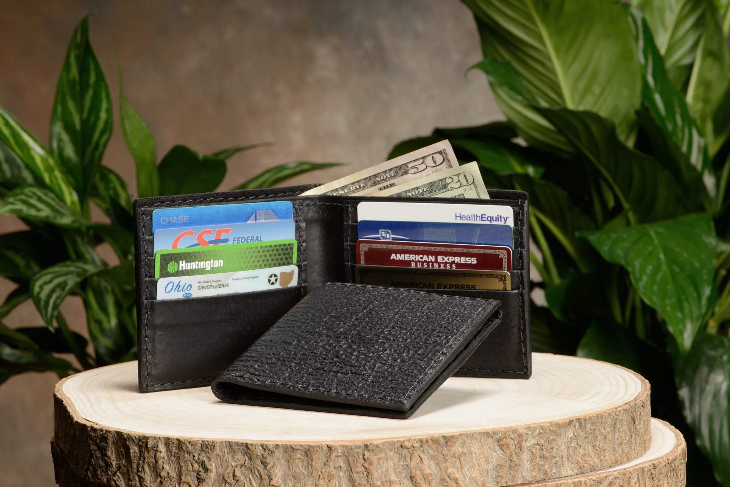 Black Shark Bifold Wallet