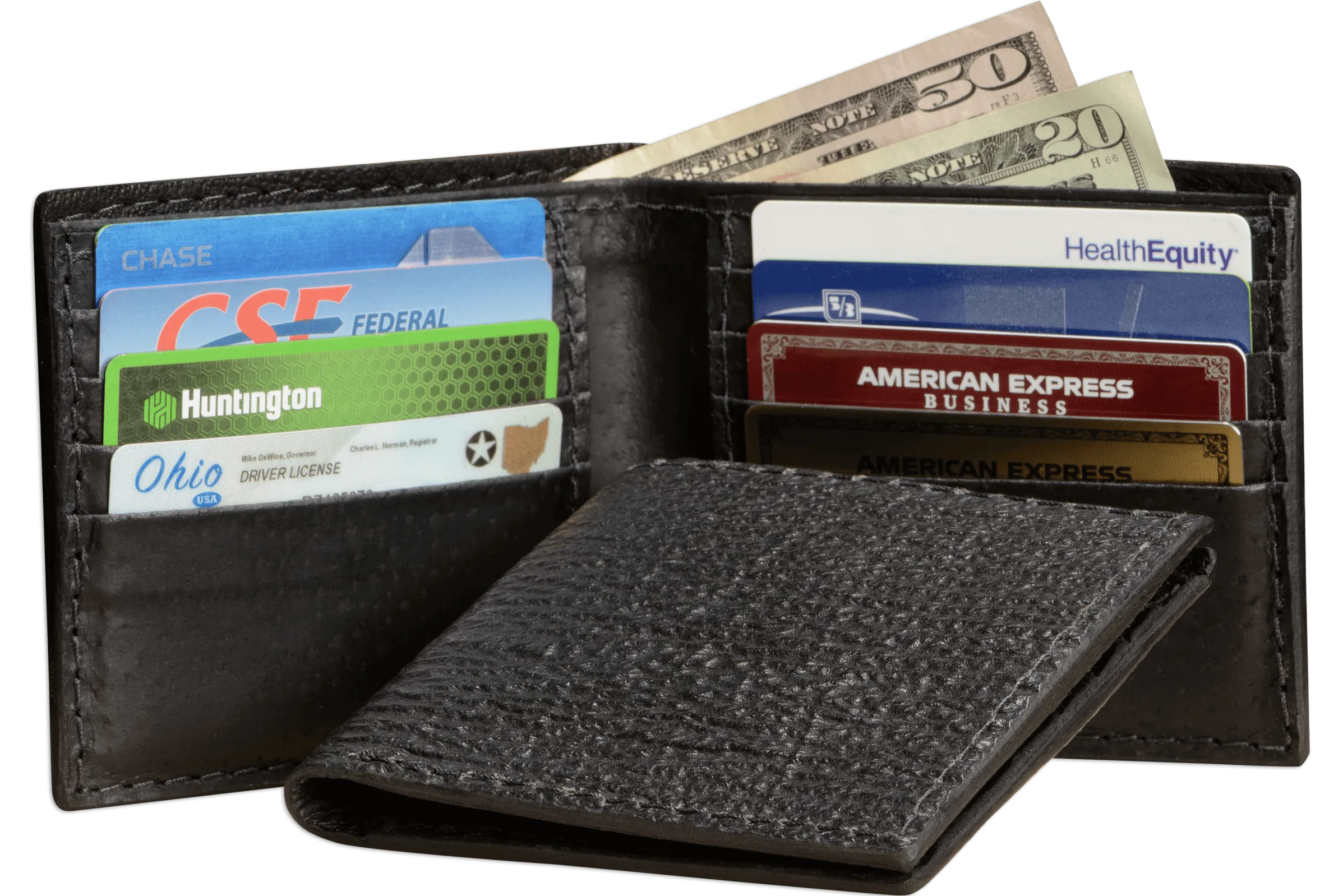 Black Shark Bifold Wallet