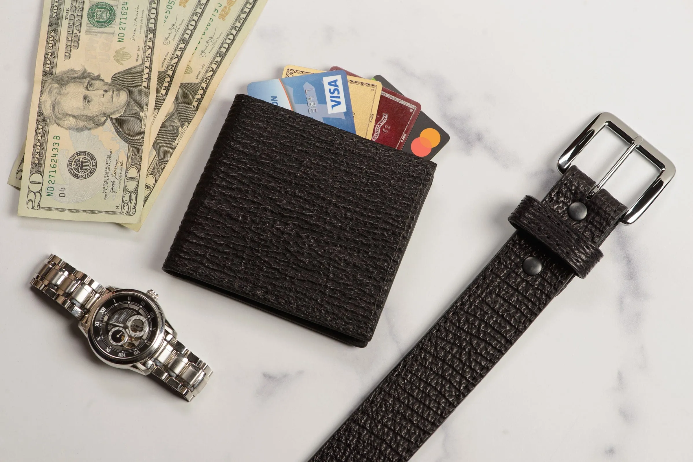Black Shark Bifold Wallet
