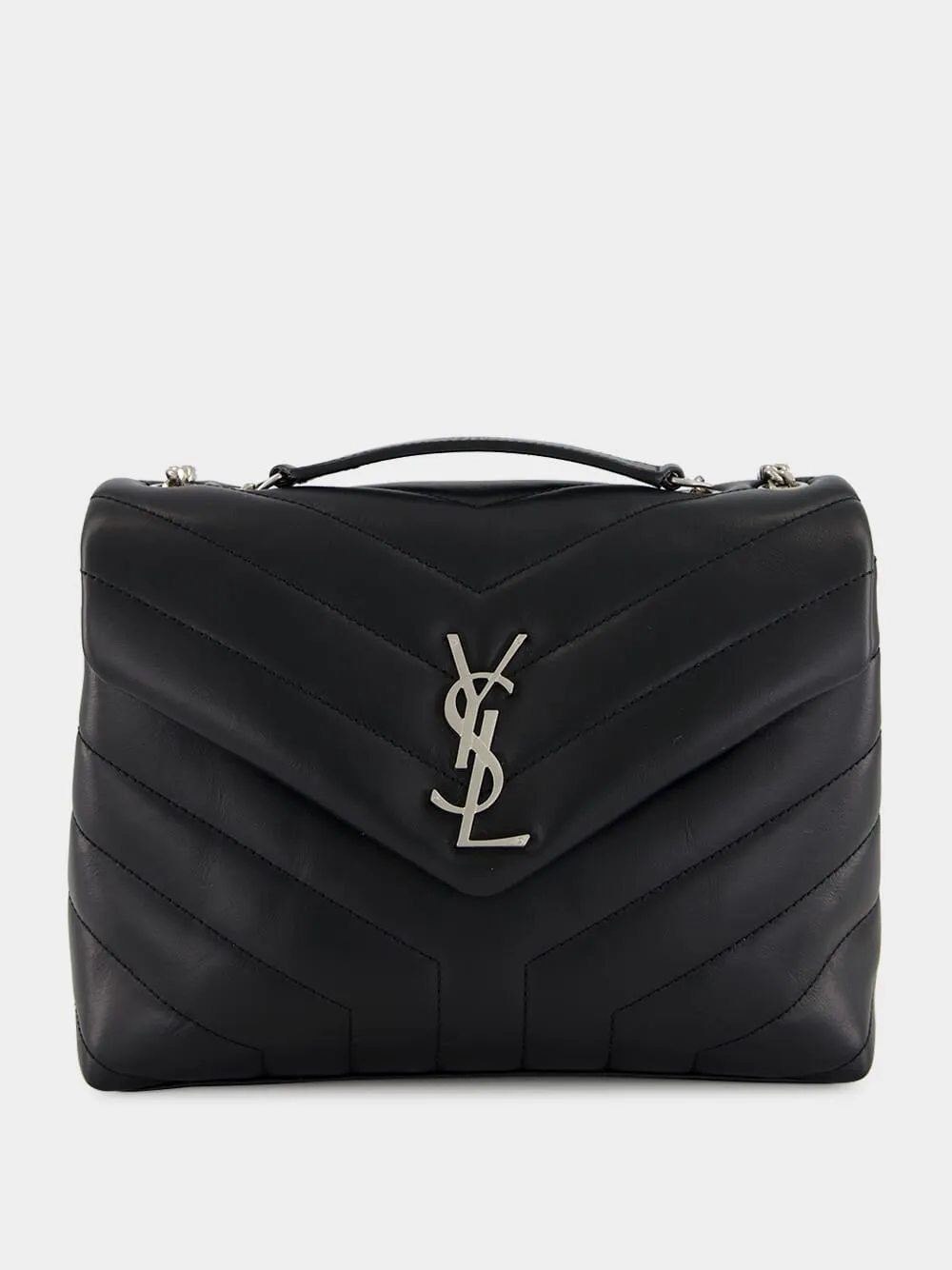 Black Small Loulou Shoulder Bag