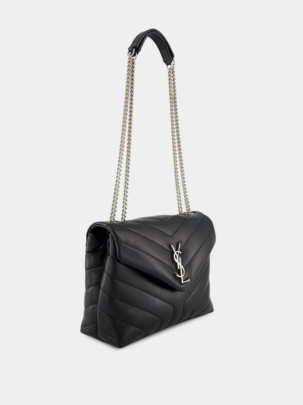 Black Small Loulou Shoulder Bag