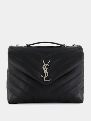 Black Small Loulou Shoulder Bag