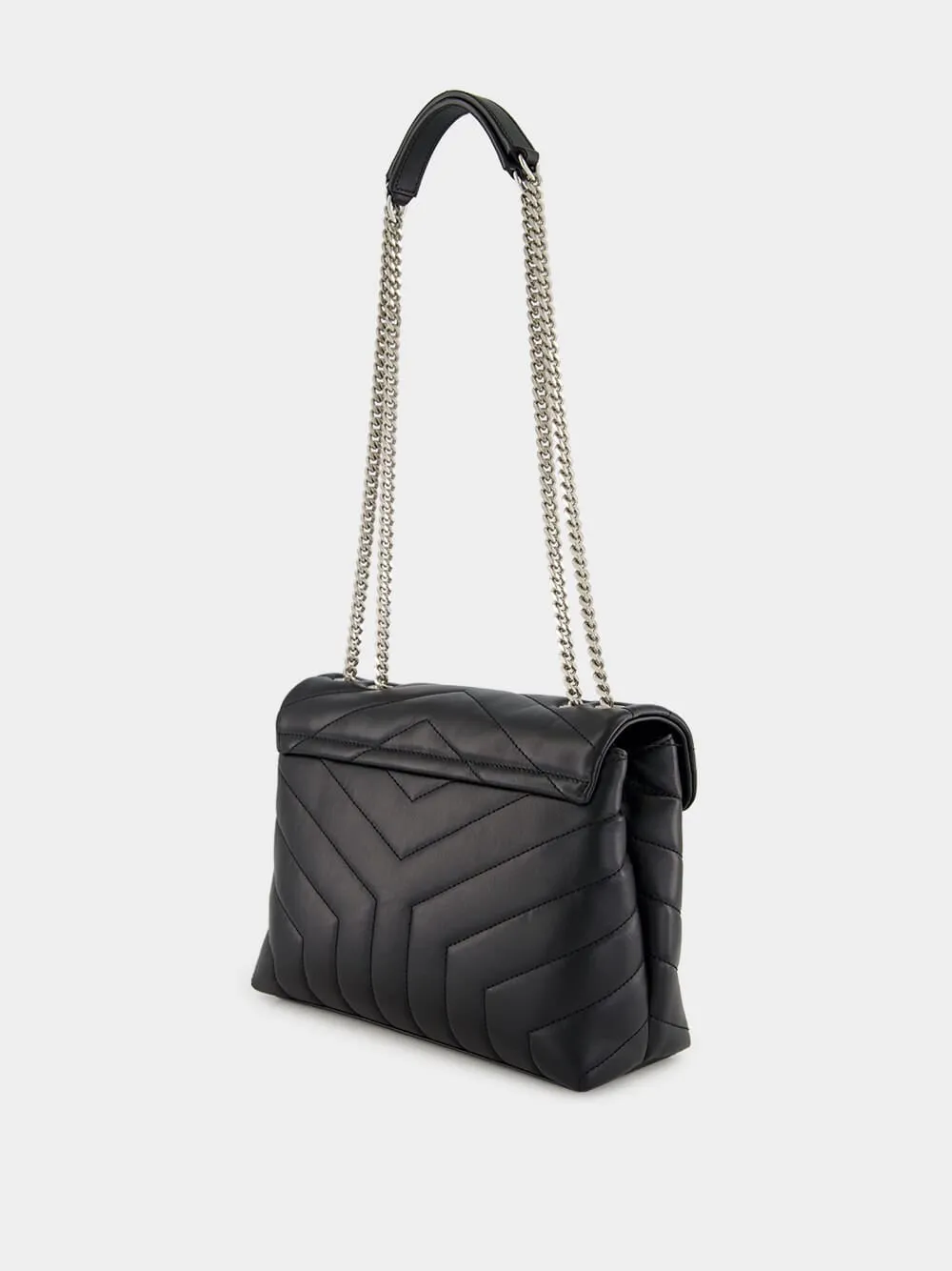 Black Small Loulou Shoulder Bag