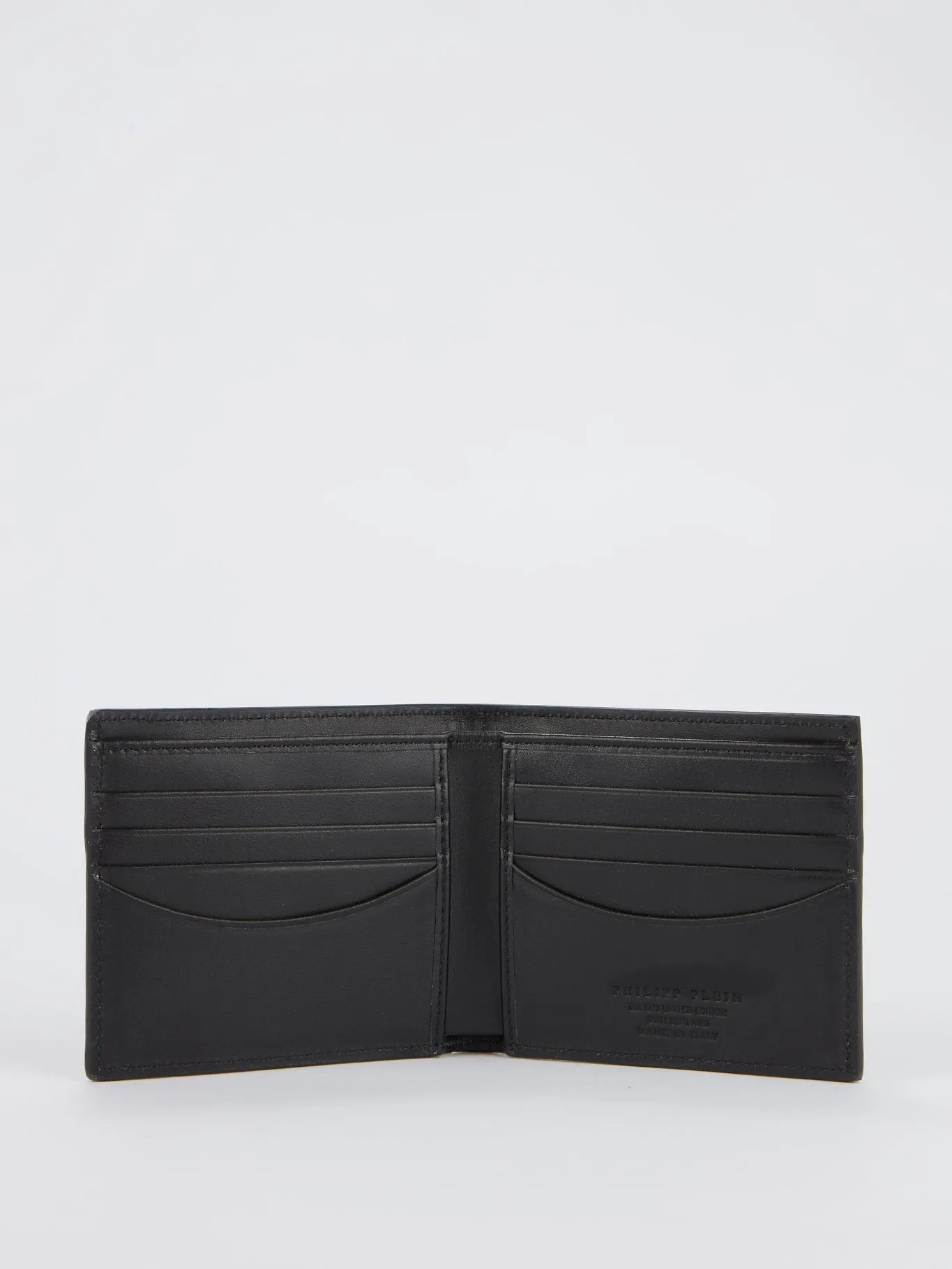 Black Star Studded French Wallet