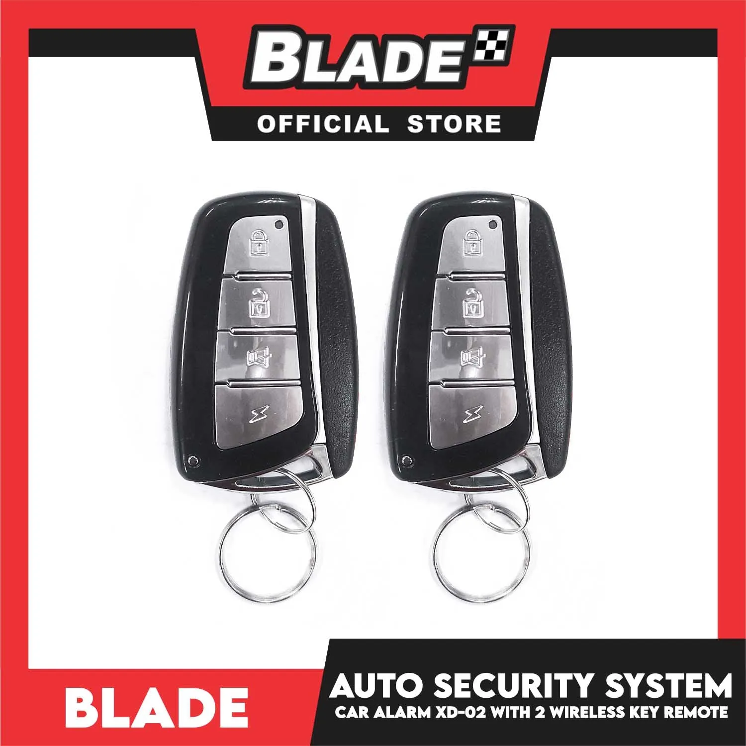 Blade Car Alarm  XD-02 Auto Security Keyless Entry System With Anti Theft Protection