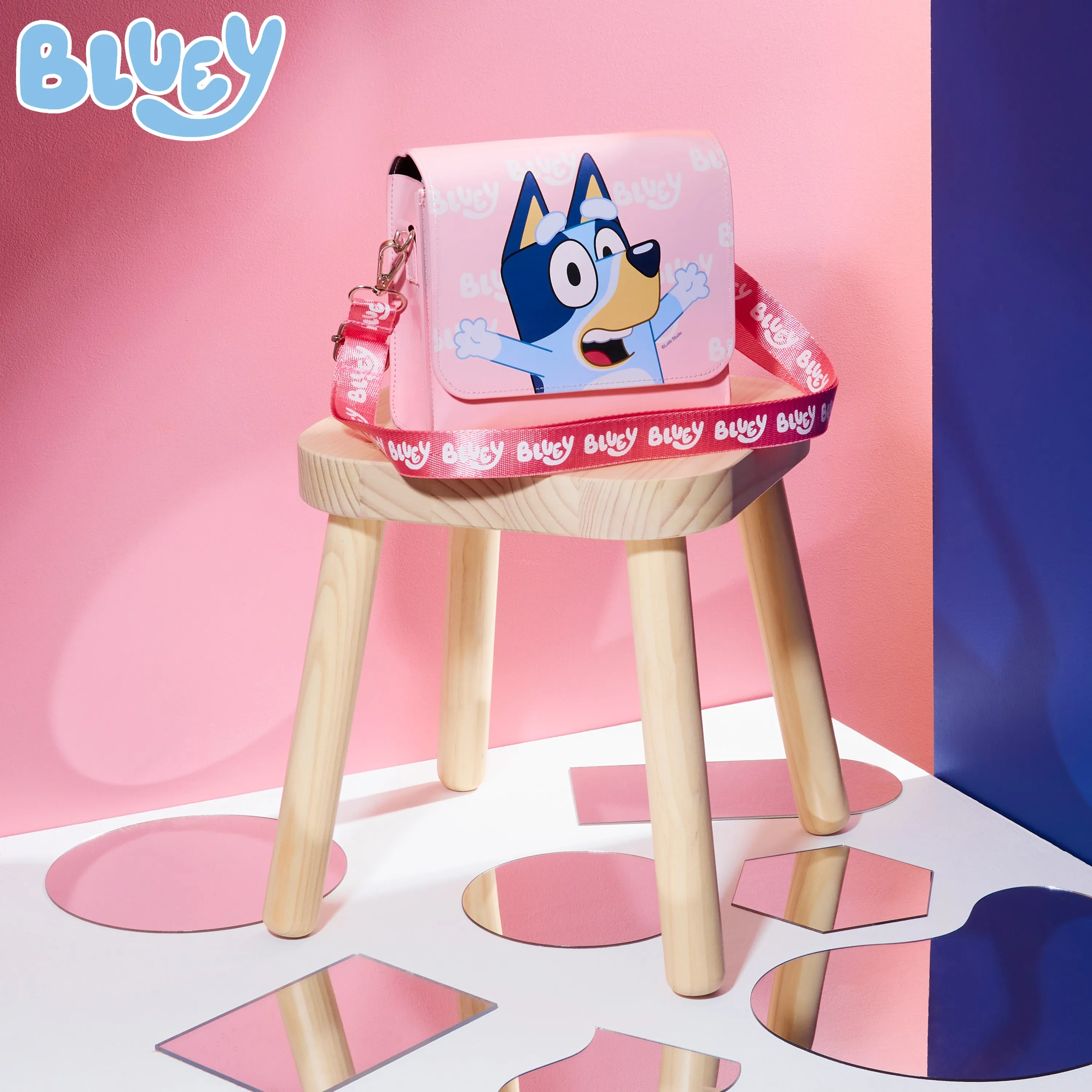 Bluey Girls Handbag - Cute Shoulder Bag for Kids, Adjustable Strap - Girls Gifts