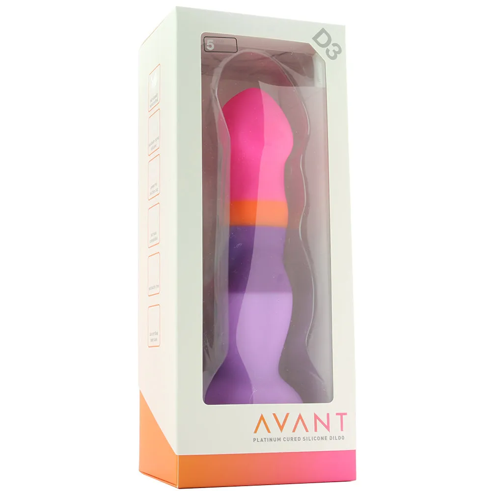 Blush Avant D3 Summer Fling 8 in. Silicone Dildo with Suction Cup