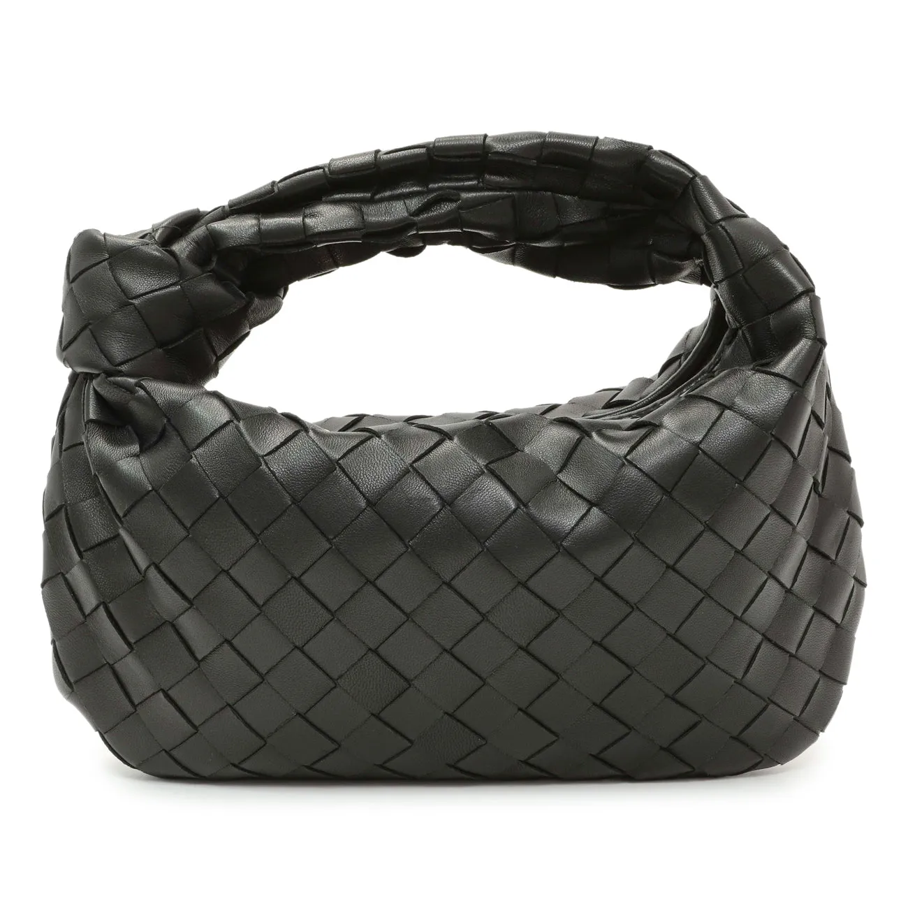 Bottega Veneta Black Nappa Intrecciato Mini Jodie
