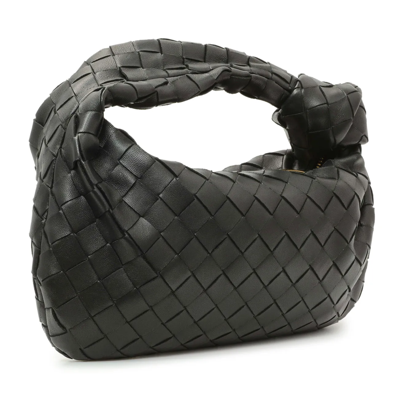 Bottega Veneta Black Nappa Intrecciato Mini Jodie