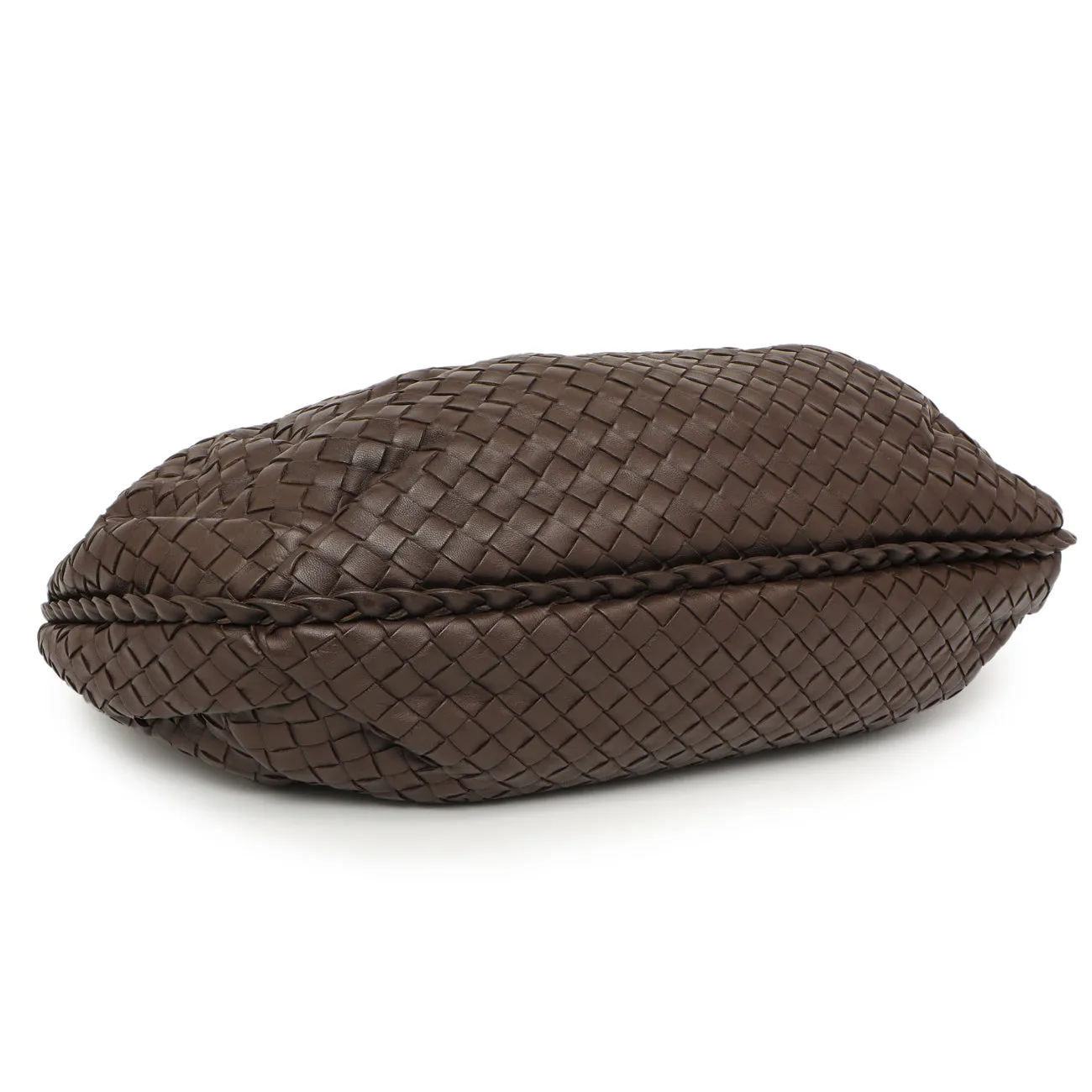 Bottega Veneta Brown Nappa Intrecciato Medium Belly Hobo