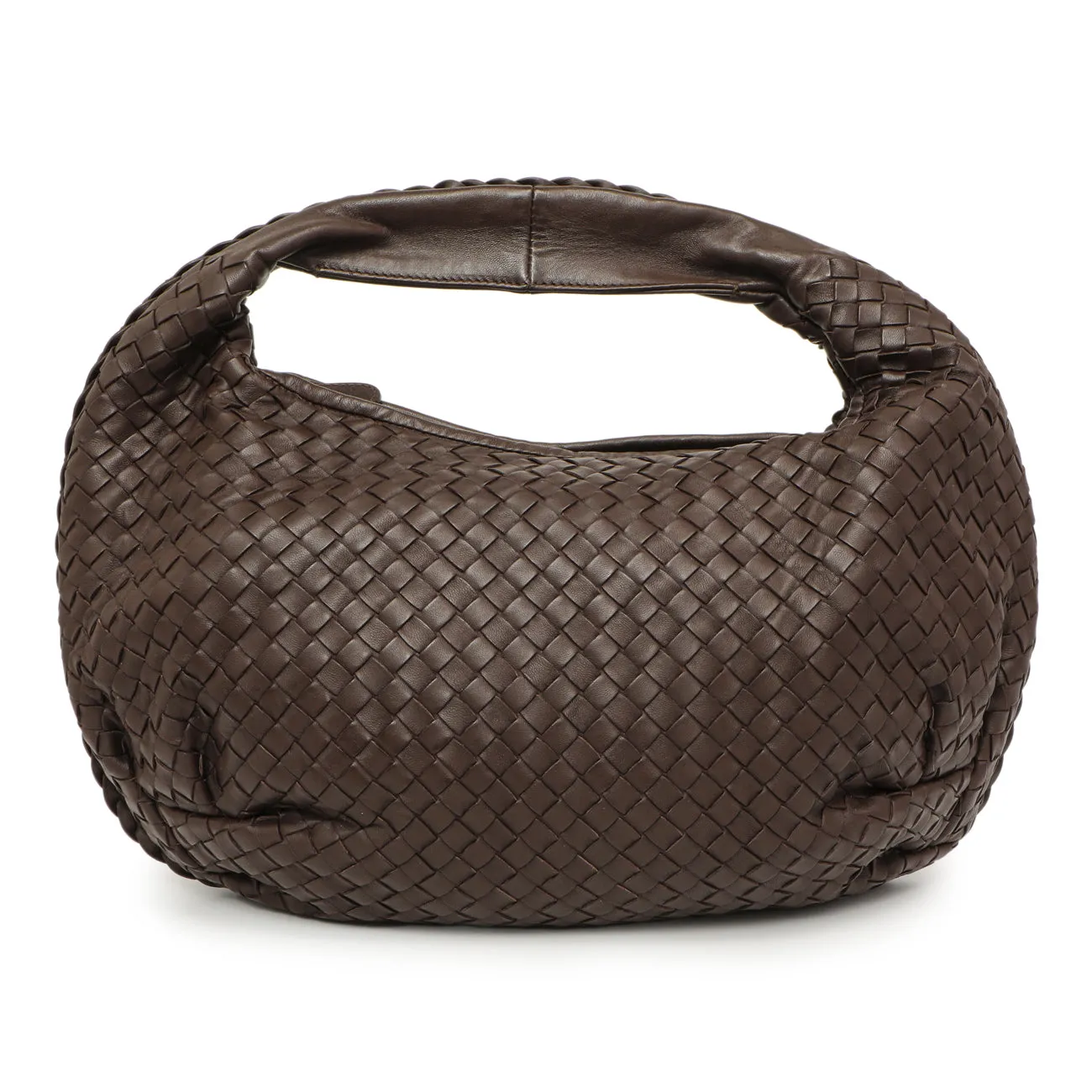 Bottega Veneta Brown Nappa Intrecciato Medium Belly Hobo