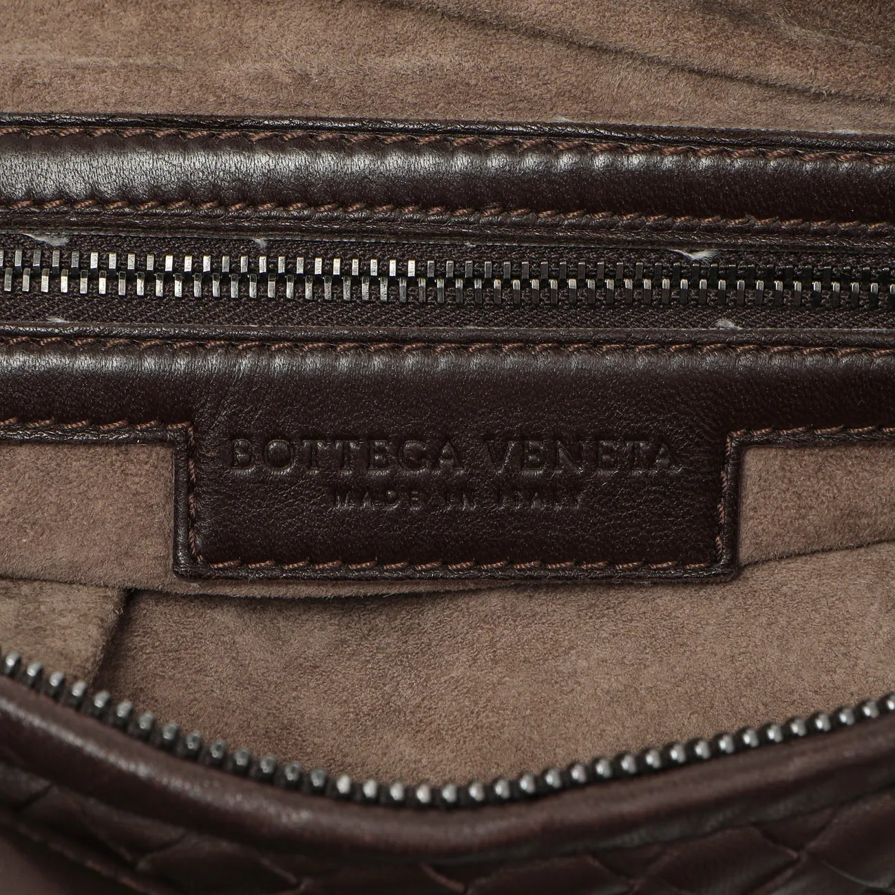Bottega Veneta Brown Nappa Intrecciato Medium Belly Hobo