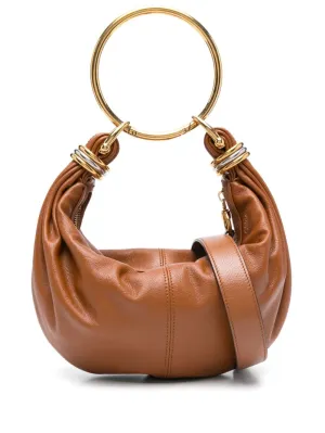 Bracelet small leather hobo bag