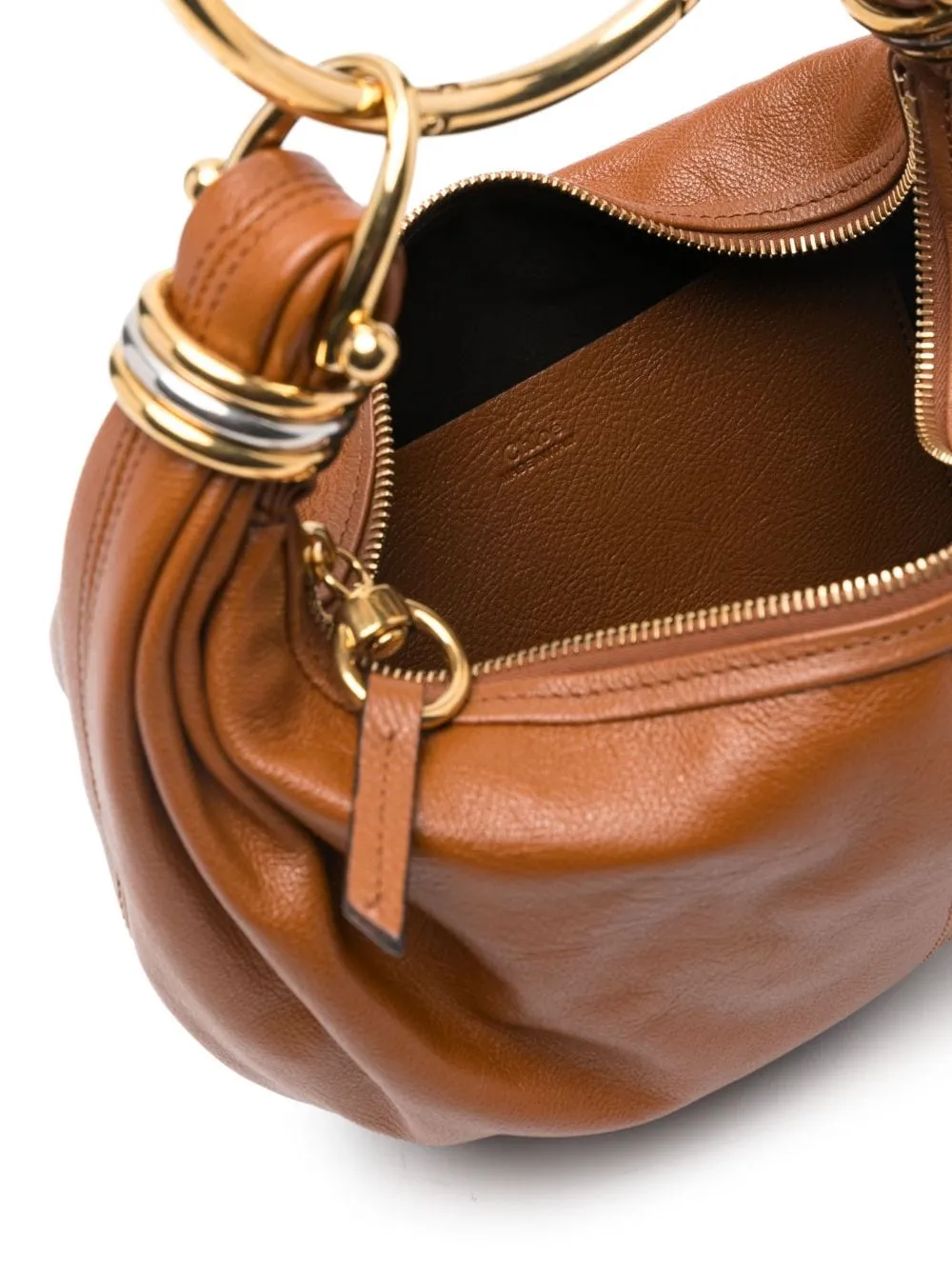 Bracelet small leather hobo bag
