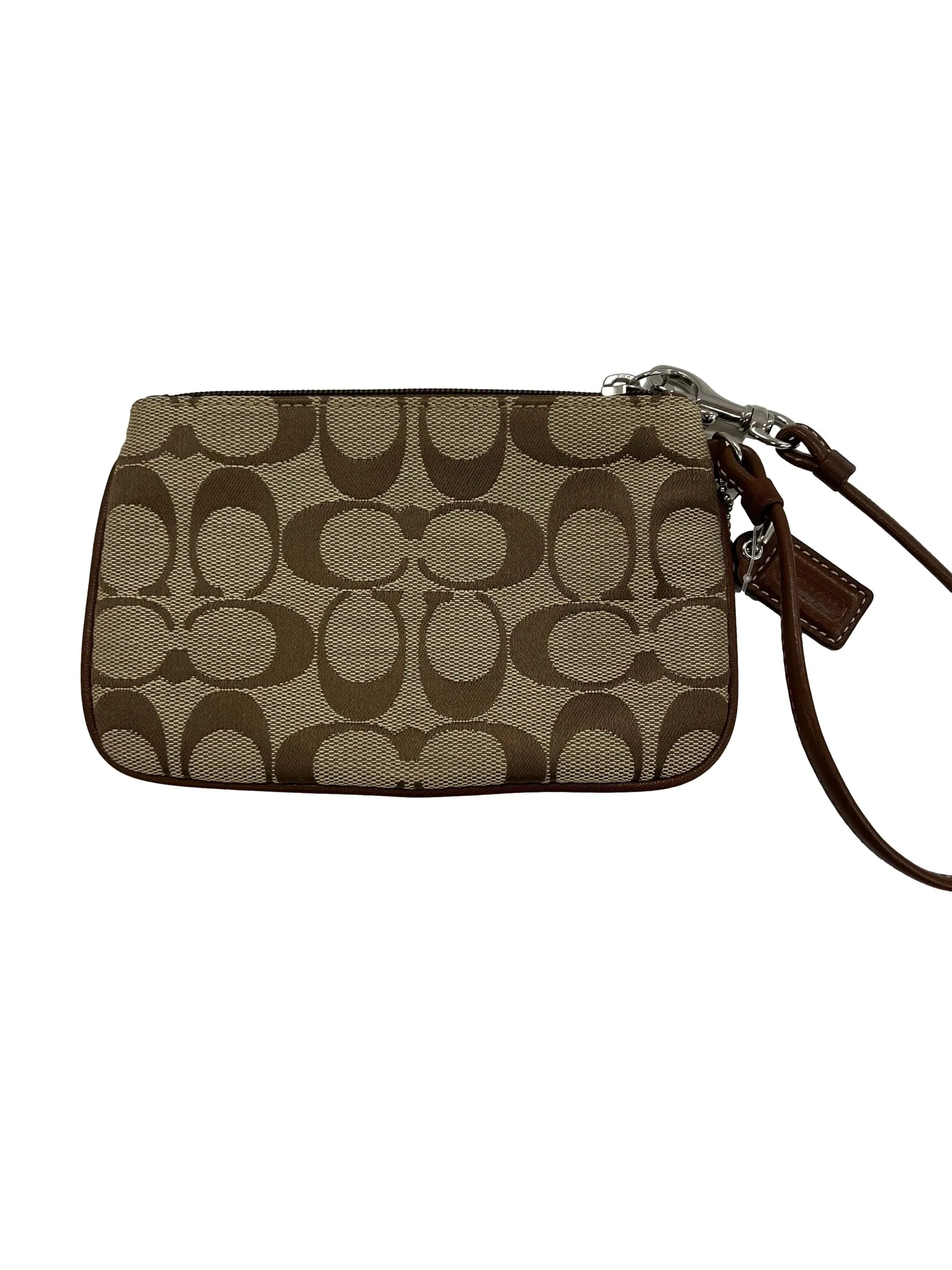 Brown Mini Wrist Pouch