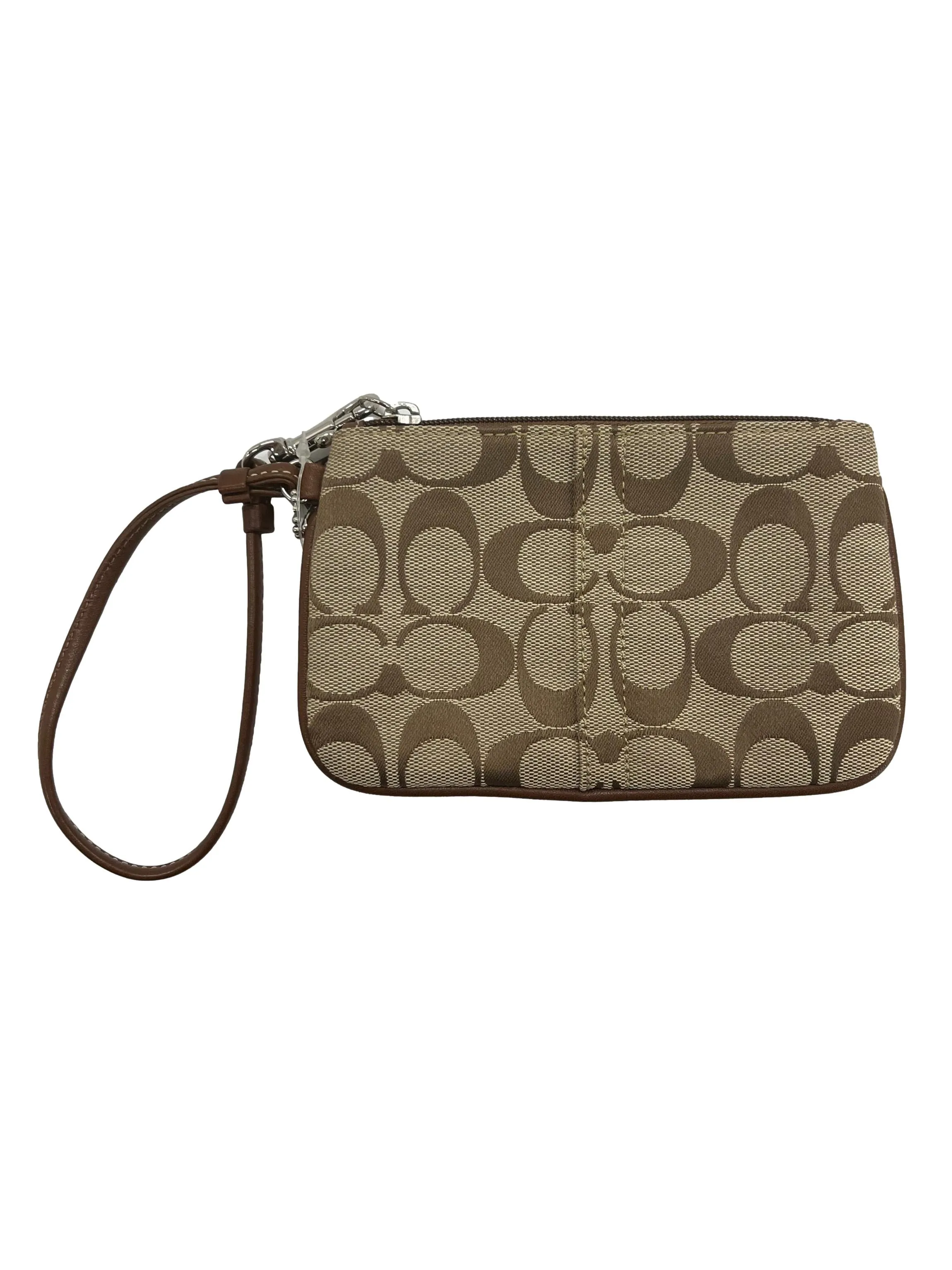 Brown Mini Wrist Pouch