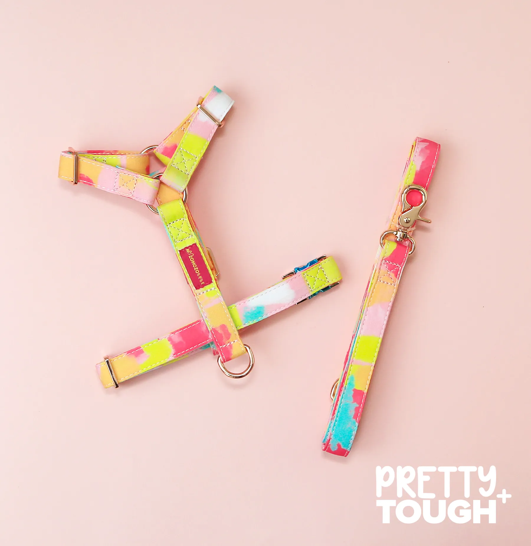 Bubblegum blush strap harness