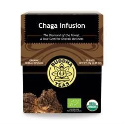 Buddha Teas | Organic Chaga Infusion 18 tea bags | 18bag
