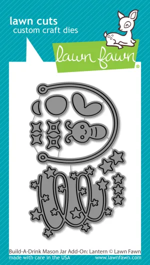 Build a Drink Mason Jar Add On Lawn Fawn LF3433