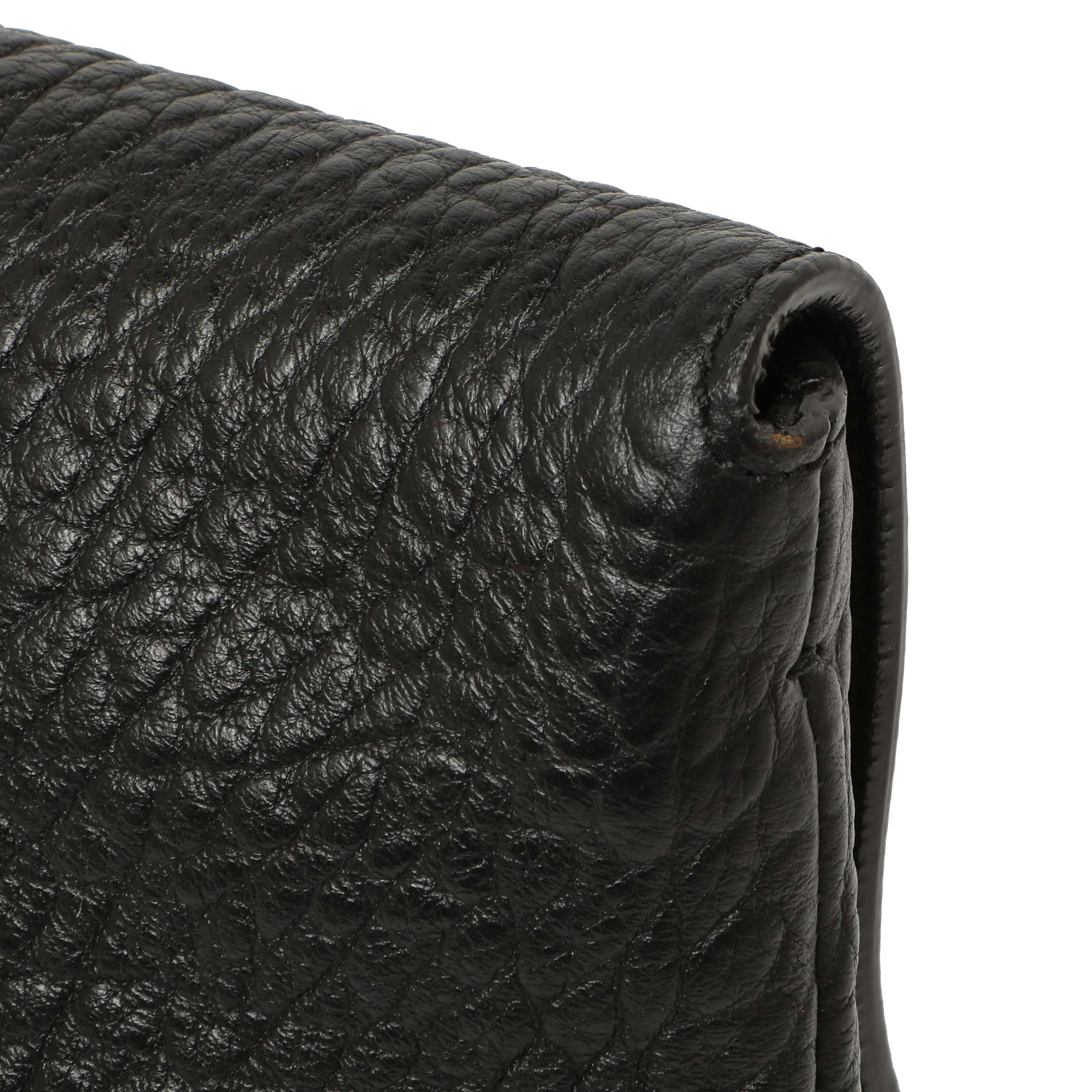 Burberry Black Grained Calfskin Mildenhall Crossbody