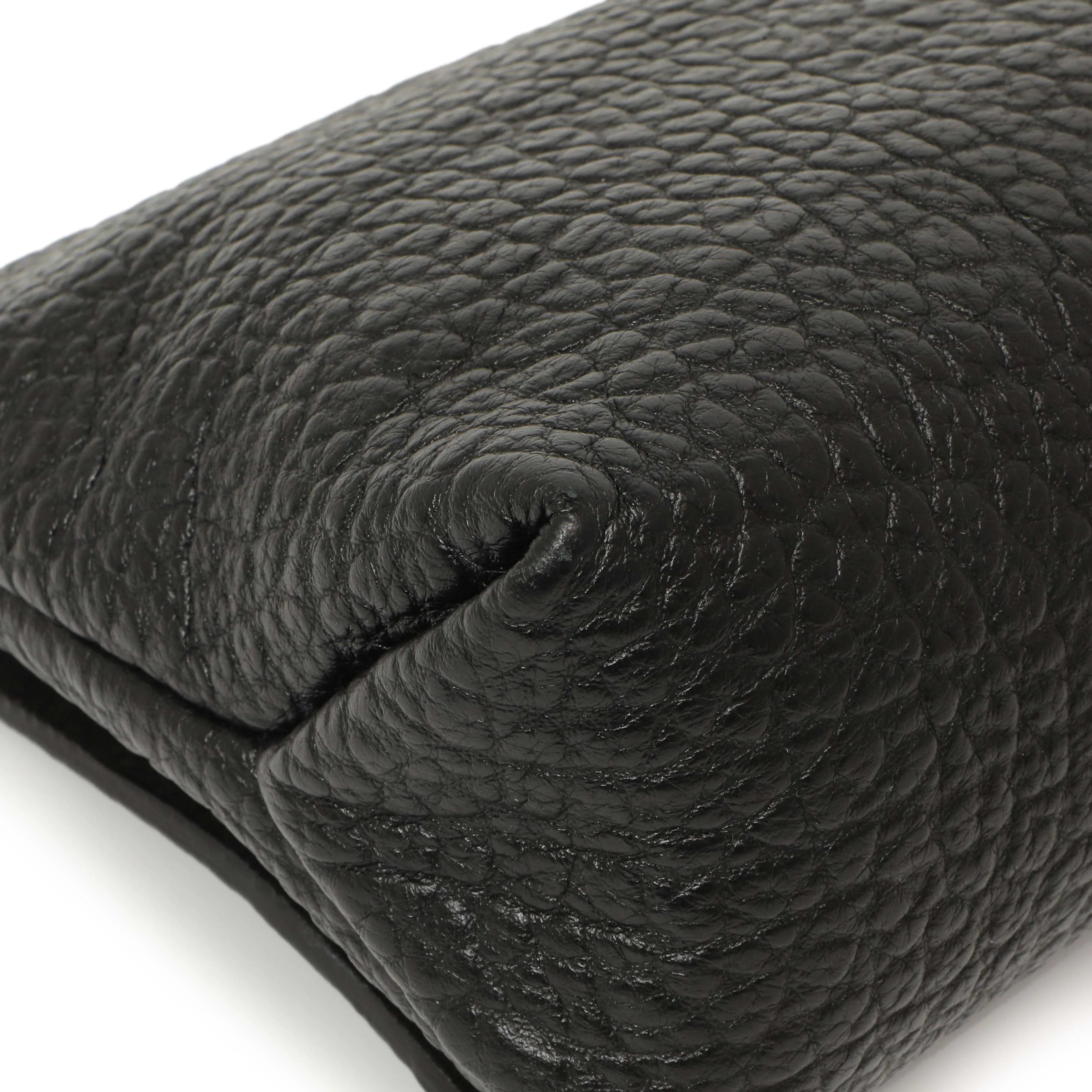 Burberry Black Grained Calfskin Mildenhall Crossbody