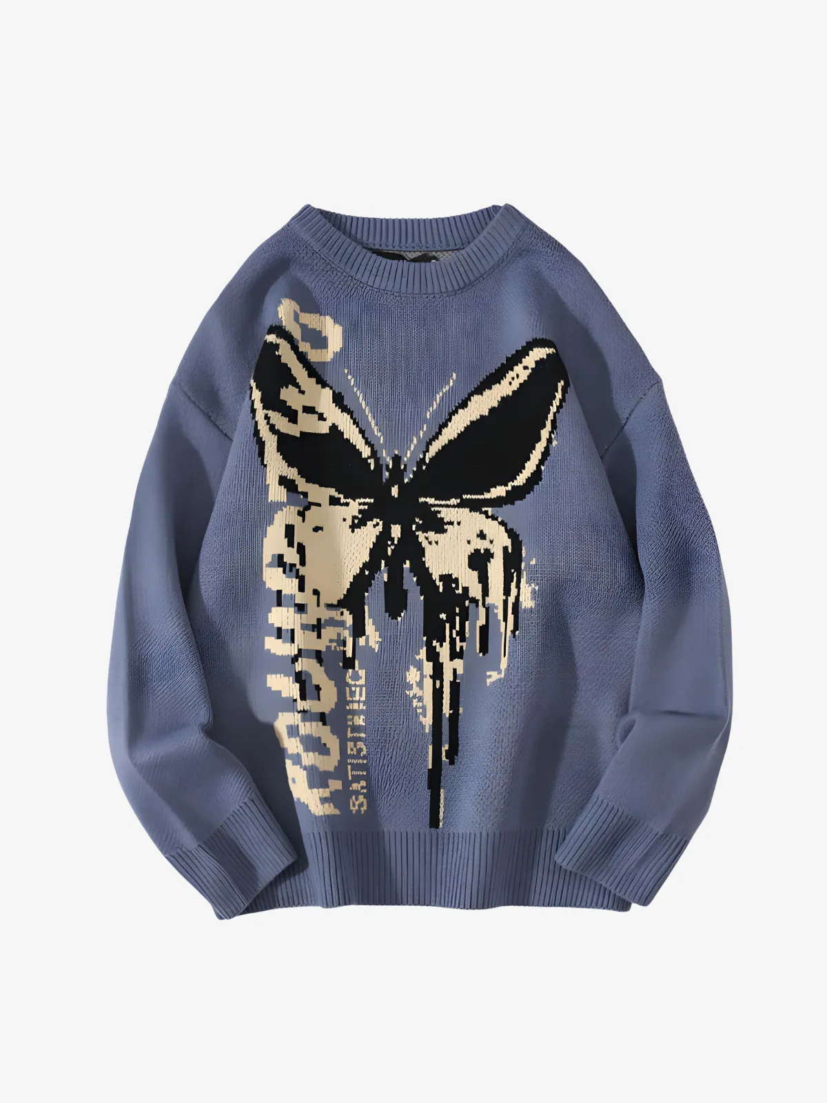 BUTTERFLY PATTERNED SWEATER