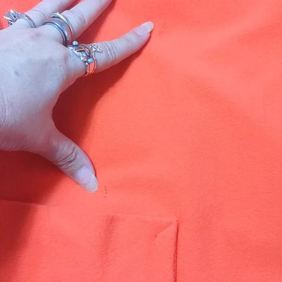 By Dorian for Lord &amp; Taylor 1960-70s Tangerine Night Coat sz8