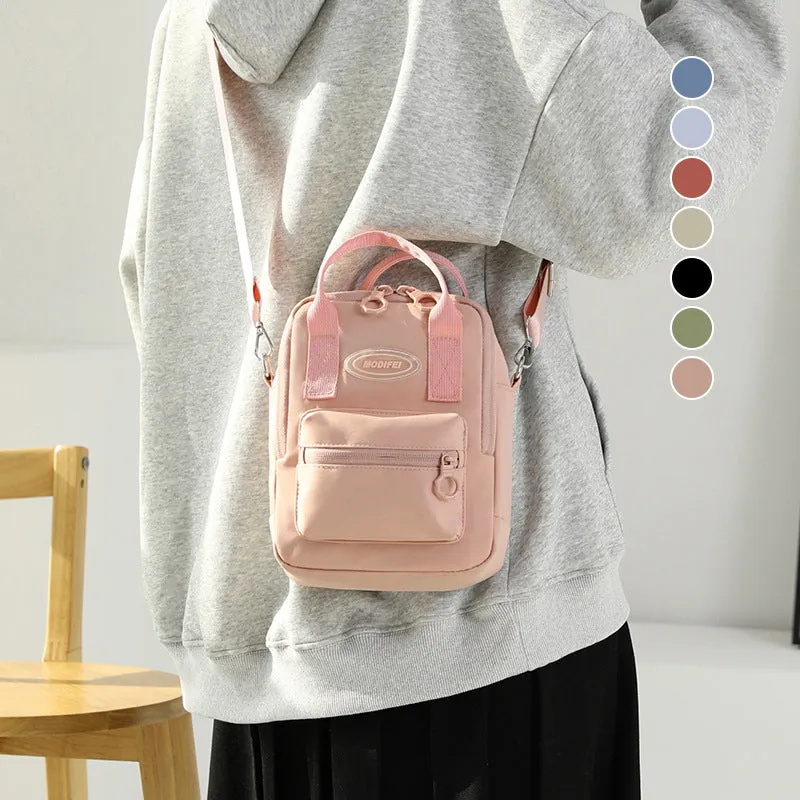Canvas Handle Messenger Bag