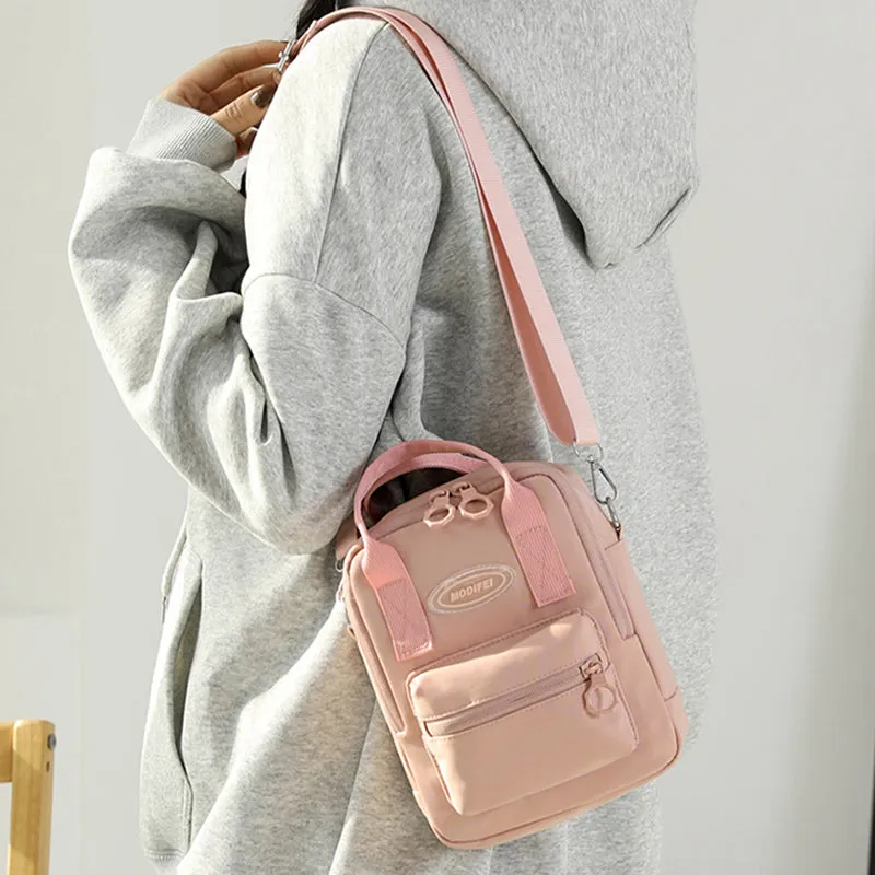 Canvas Handle Messenger Bag