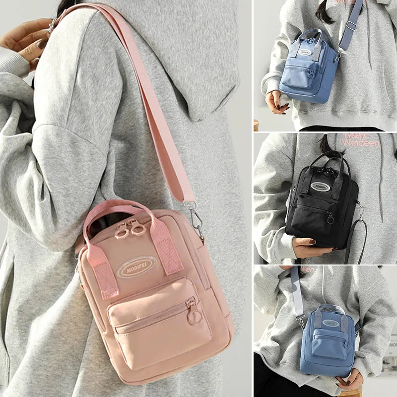 Canvas Handle Messenger Bag