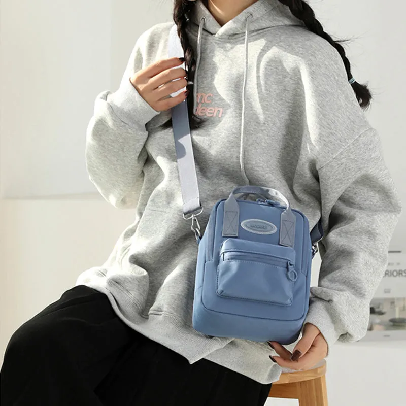 Canvas Handle Messenger Bag
