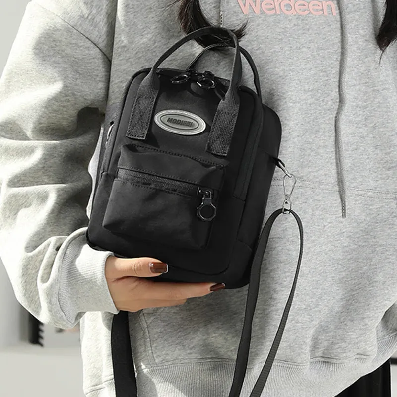 Canvas Handle Messenger Bag