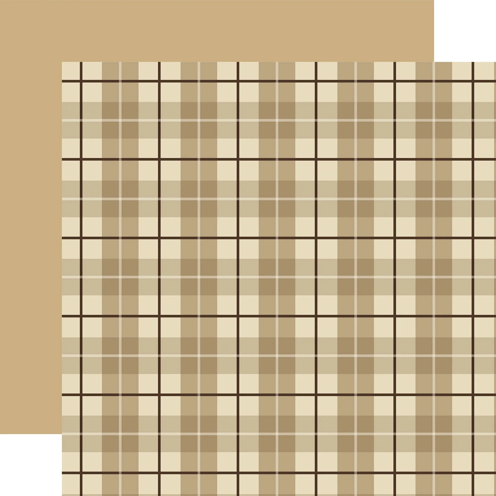 Carta Bella - Tartan No. 3 - 12x12 Single Sheet / Durham Plaid