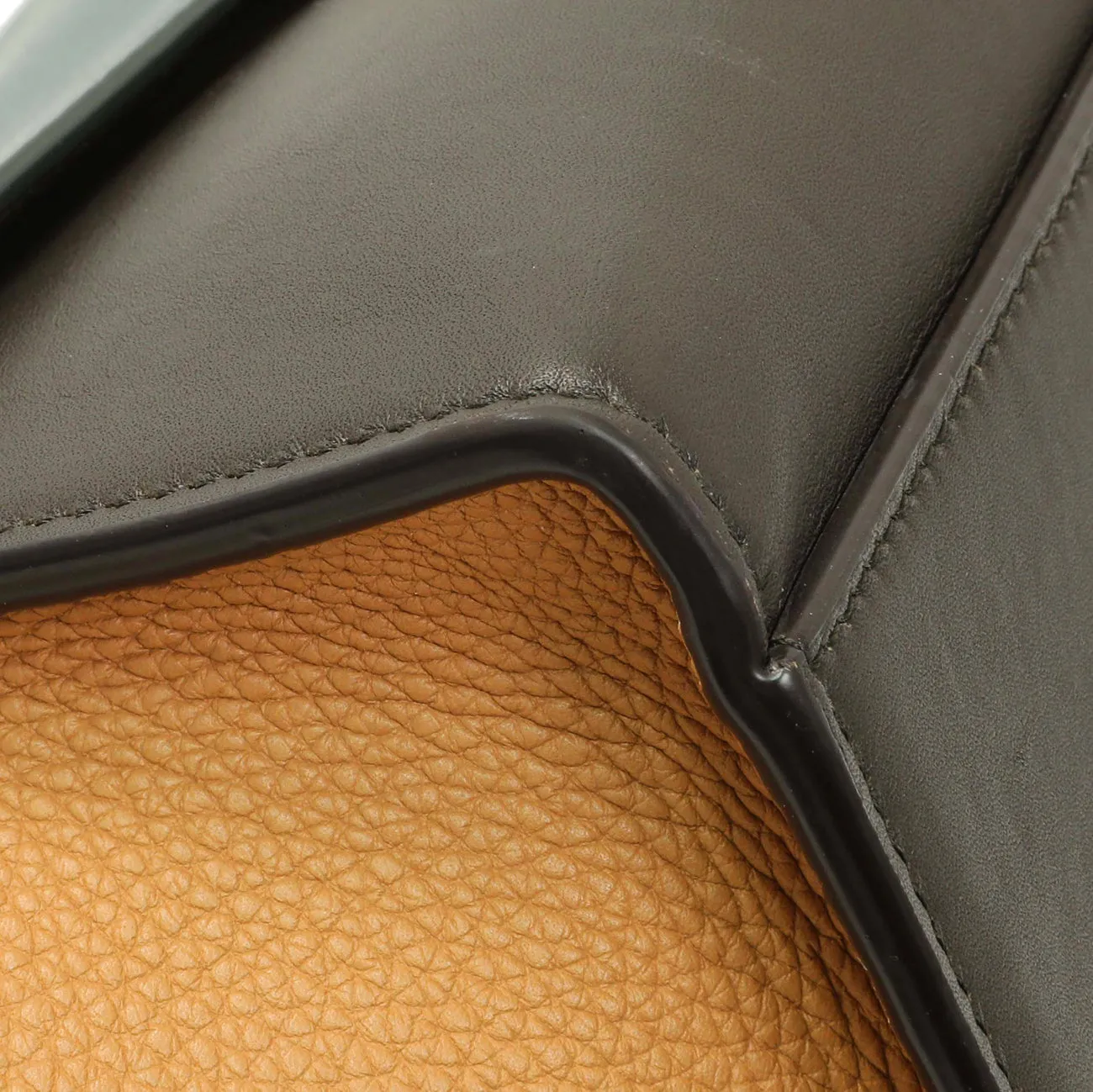 Celine Tricolor Calfskin Small Trapeze
