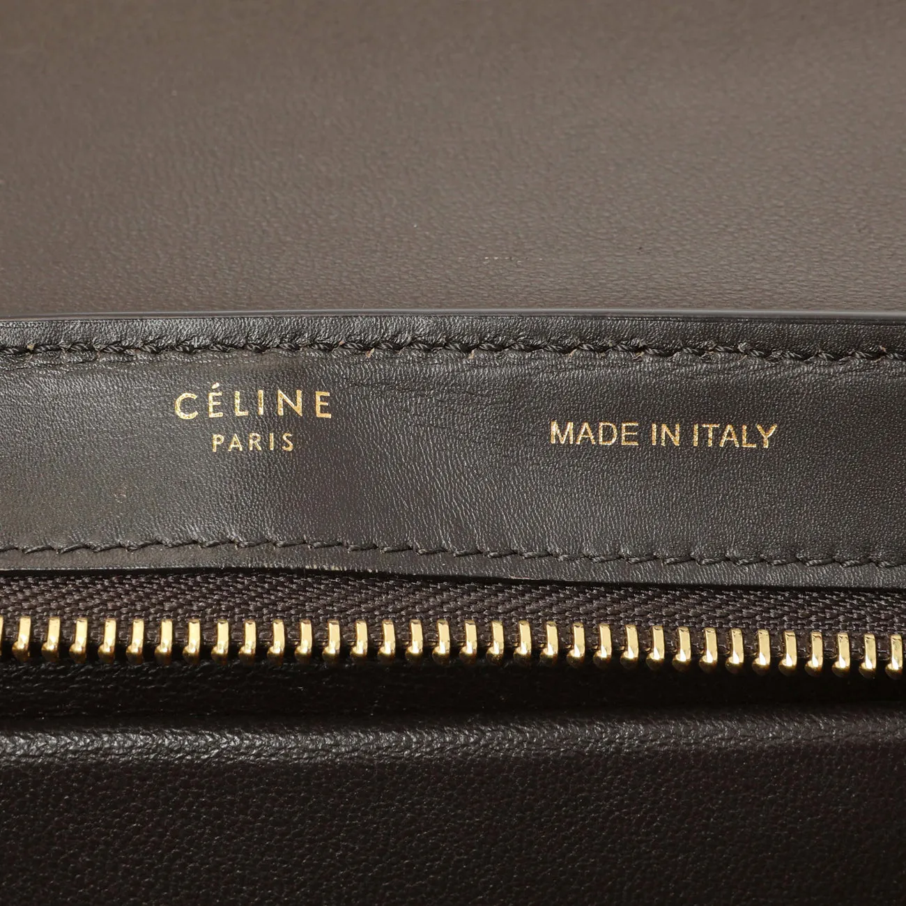 Celine Tricolor Calfskin Small Trapeze