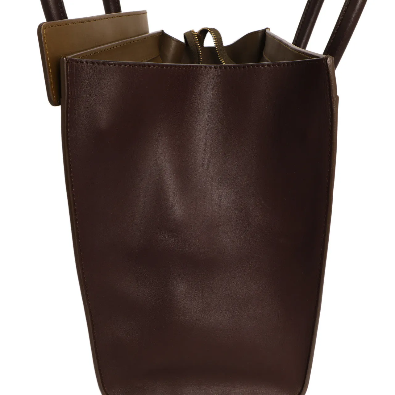 Celine Tricolor Smooth Calfskin Mini Luggage Tote