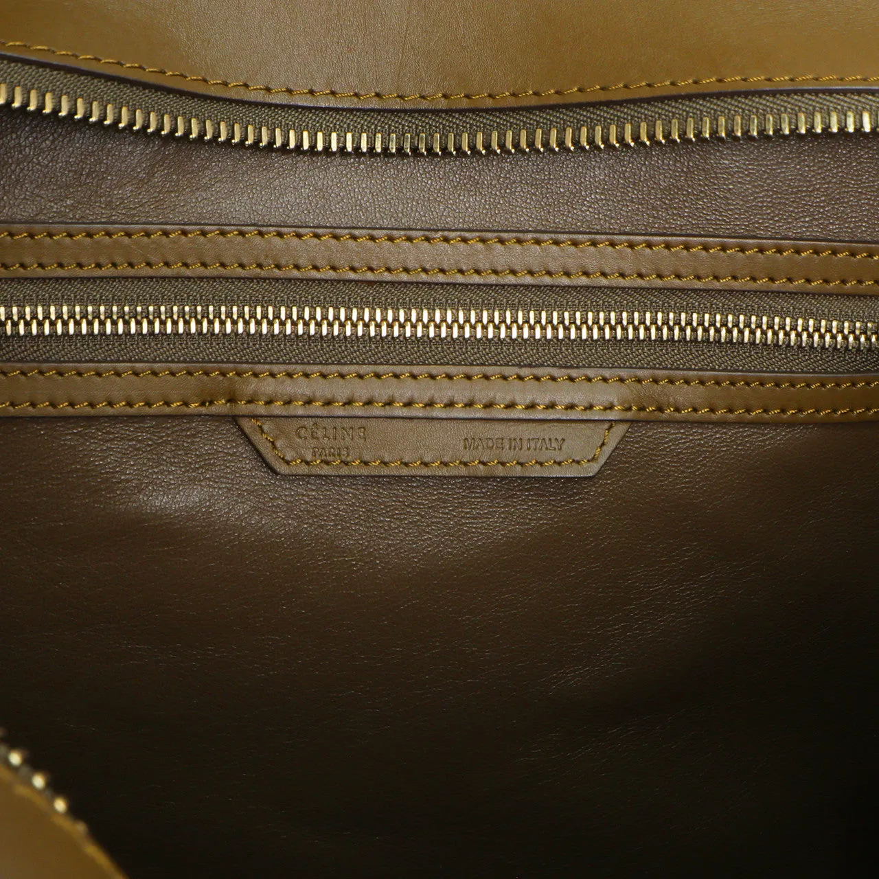 Celine Tricolor Smooth Calfskin Mini Luggage Tote
