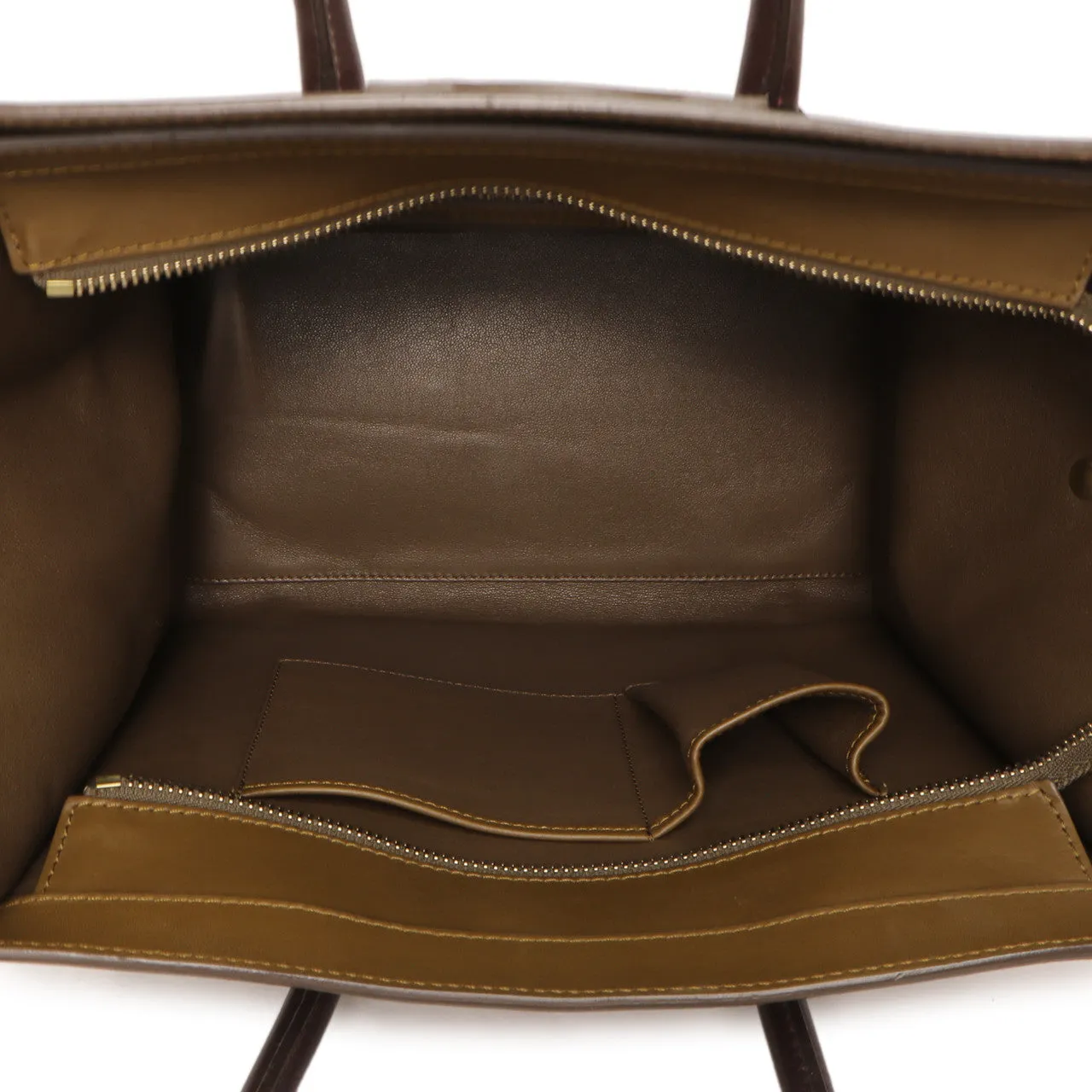 Celine Tricolor Smooth Calfskin Mini Luggage Tote