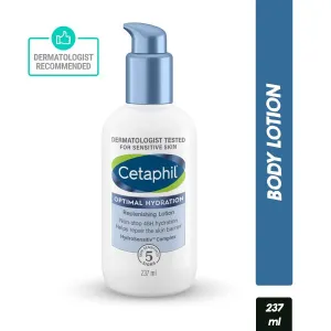 Cetaphil Optimal Hydration Body Lotion With Hyaluronic Acid Vitamin E For Dehydrated Skin (237ml)