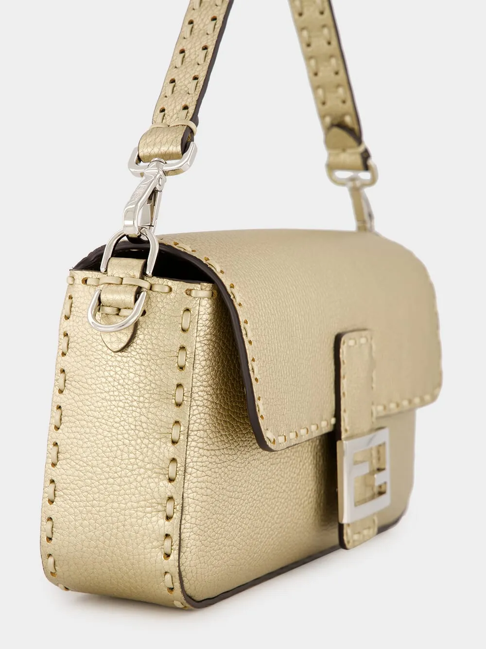 Champagne Gold Baguette Bag